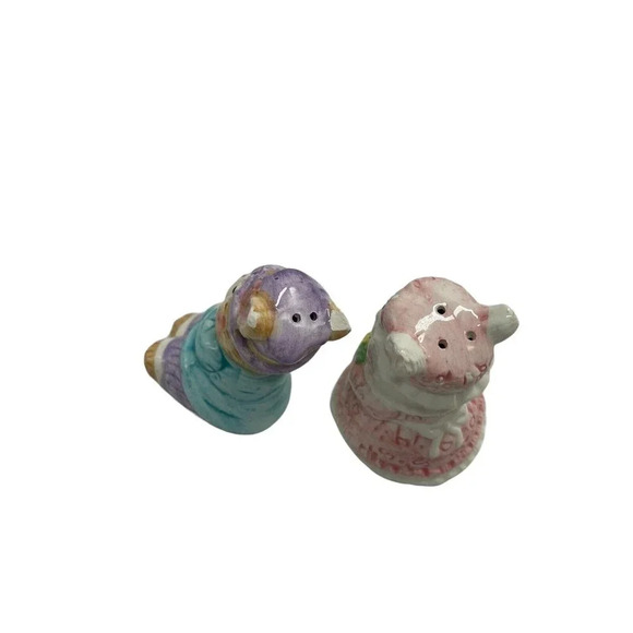 1994 Mercuries | Ceramic Bunnies Garden Easter Kids  | Salt Pepper Shakers - Picture 16 of 16